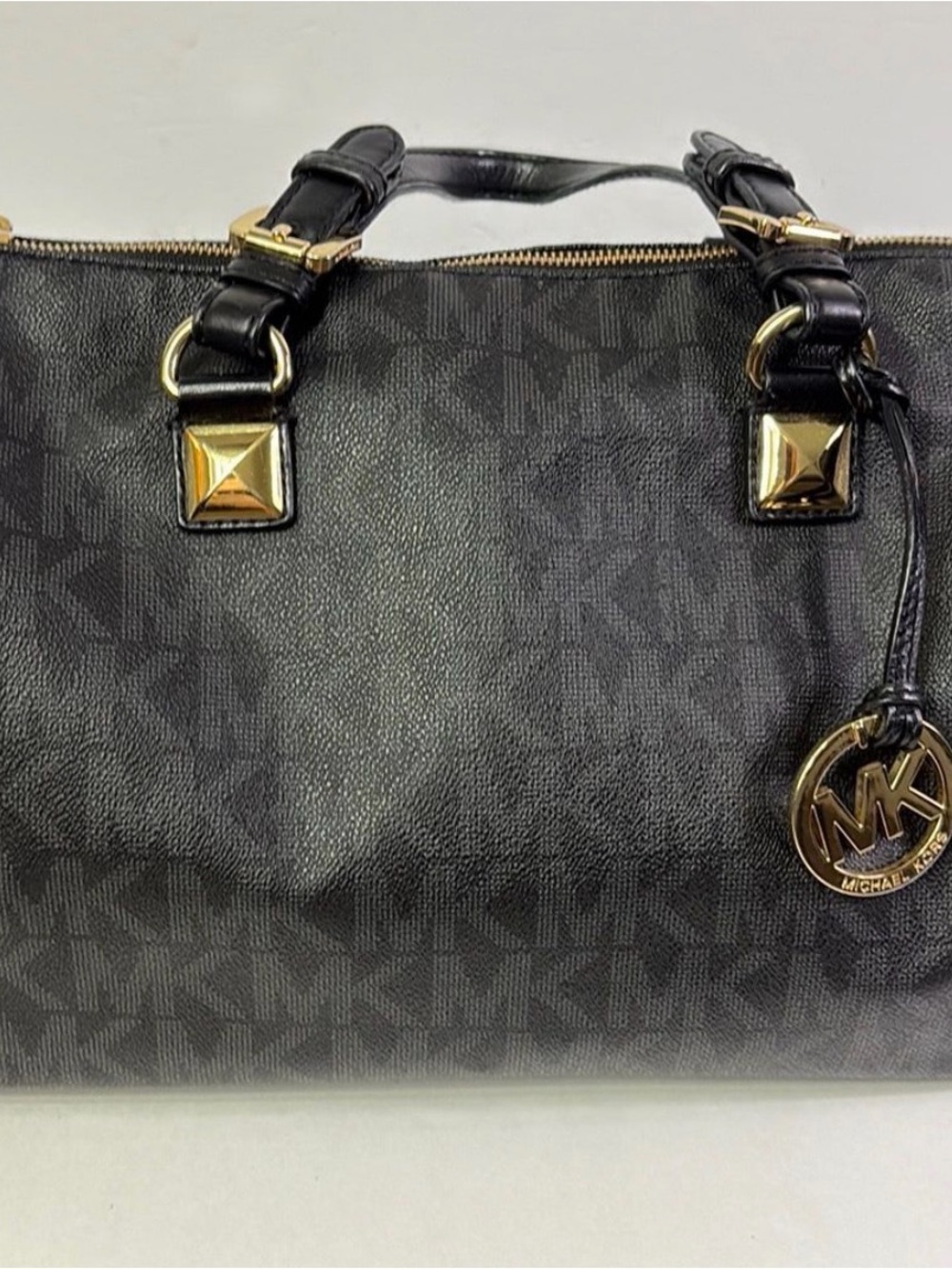 Michael Kors Grayson satchel 
with Gold Hardware